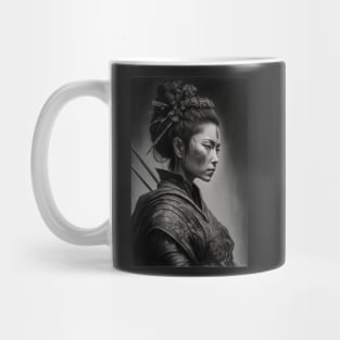 Japanese Female Samurai Mug